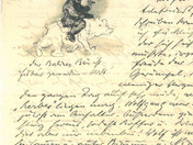 Max Slevogt Brief an seine Frau Antonie Slevogt mit Eisbär
