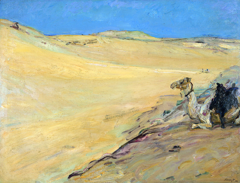 Max Slevogt, Lybische Wüste, 1914 © GDKE, Landesmuseum Mainz, Foto: A.Brachat