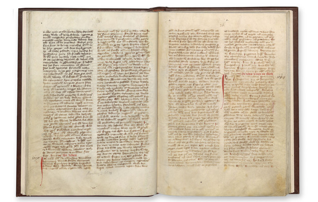 Auszug aus dem Pergament "Codex minor Spirensis"