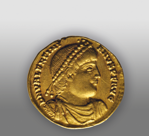 Goldmünze Valentinian I.