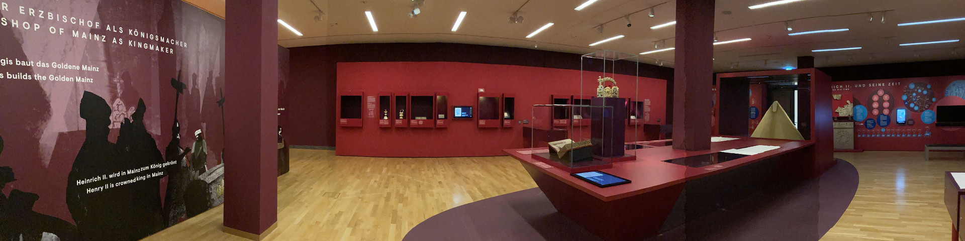 Ausstellungsansicht im Landesmuseum Mainz