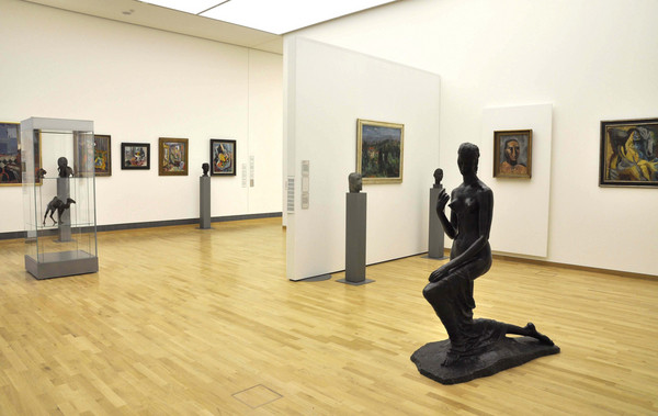 Blick in die Abteilung "Kunst der Moderne" © GDKE RLP, Landesmuseum Mainz