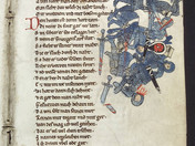 Miniatur aus dem Welschen Gast (A) des Thomasin von Zerklaere © Universitätsbibliothek Heidelberg, Cod. Pal. germ. 389, fol. 55r