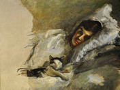 Max Slevogt, Nini mit Katze, 1897